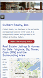 Mobile Screenshot of culbertrealty.com