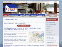 Tablet Screenshot of culbertrealty.com